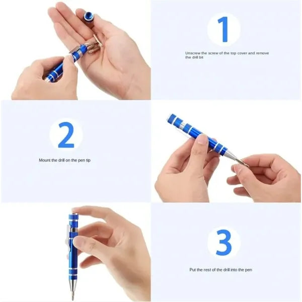 8 in 1 Magnetic Pocket Screwdriver