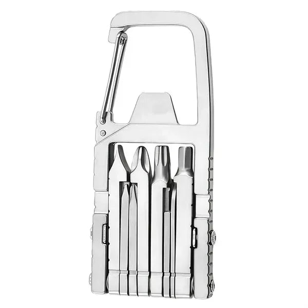Bike Repair Tool Kit 13-in-1 Keychain Multitool Phone Stand