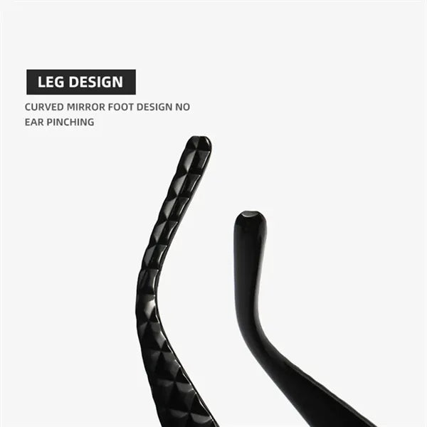 Oversized Flat Top Shield Sunglasses for Women & Men