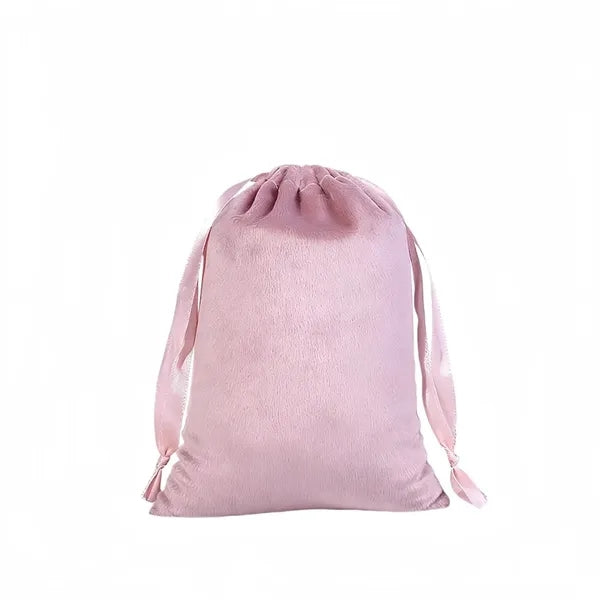 6" x 8" Plush Velvet Drawstring Pouch