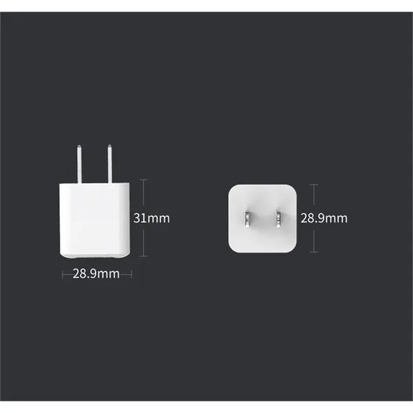 20W TYPE-C + USB-A Charging Plug