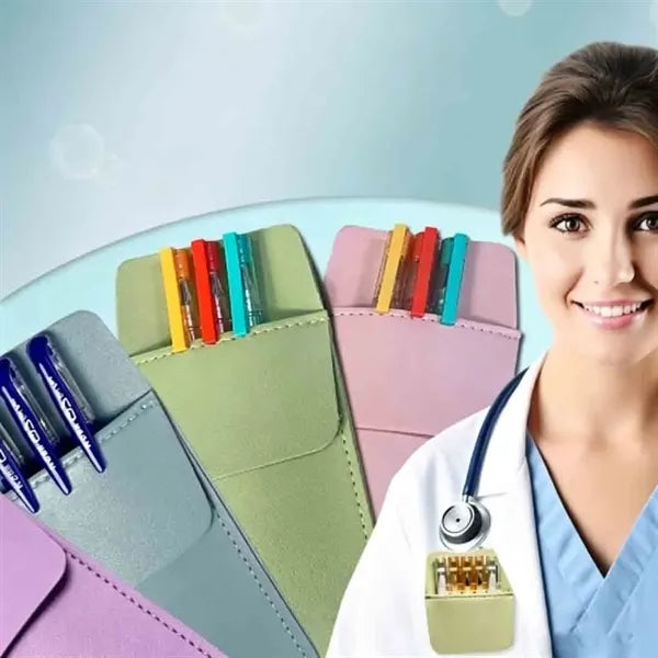 PU leather pen case for inserting pens