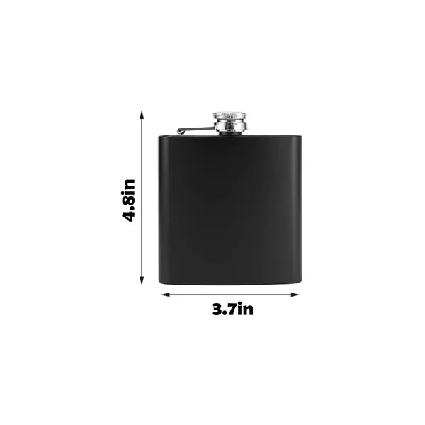 304 Groove Stainless Steel Hip Flask