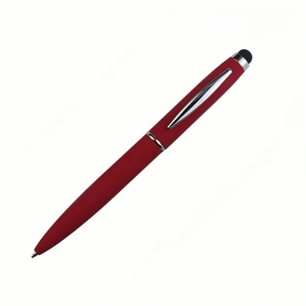Retractable Dual-Function Metal Ballpoint Pen