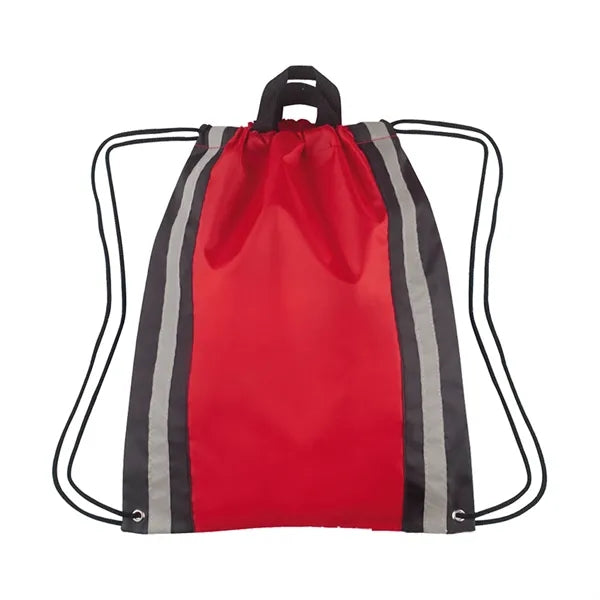 Reflective Drawstring Backpack Bag