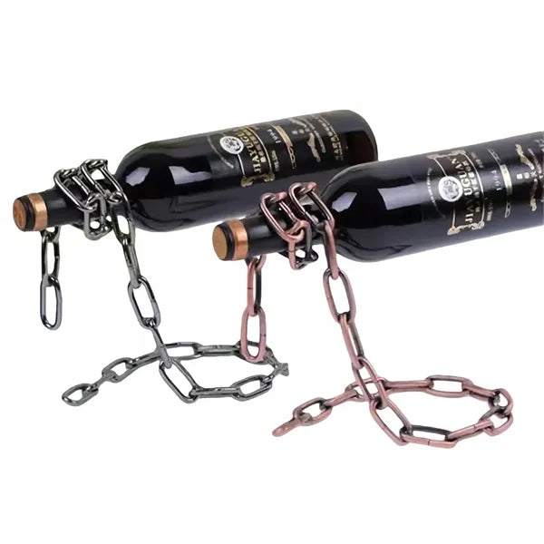 Creative Floating Chain Wine Rack