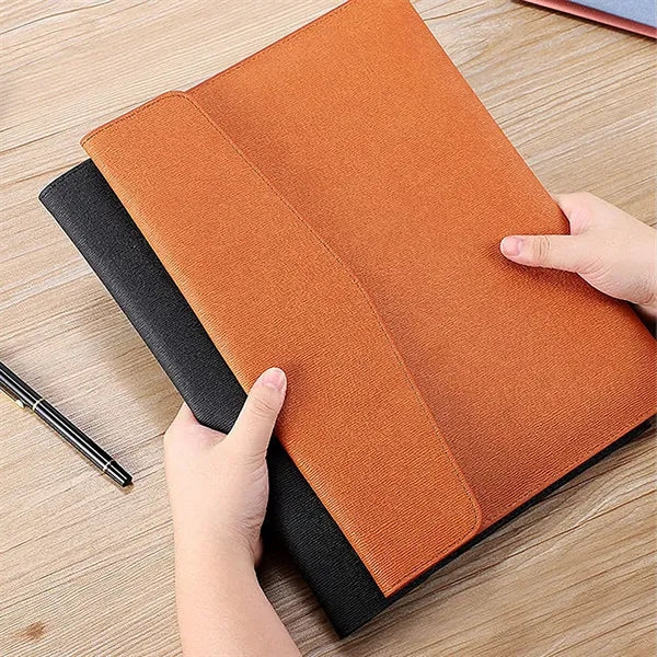 PU Leather A4 Document Folder