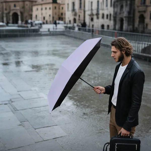 41" Arc Portable Mini 5 Fold Capsule Umbrella With Pouch