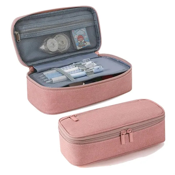 Large Capacity Oxford Cloth Stationery Pencil Case