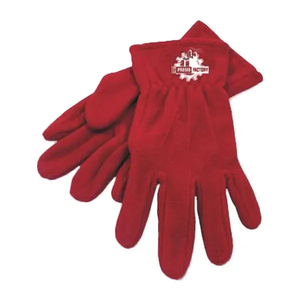 Embroidered Polar Fleece Winter Gloves