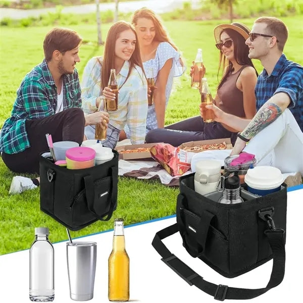 Family Size 4 Compartment Drink Carrier Bag