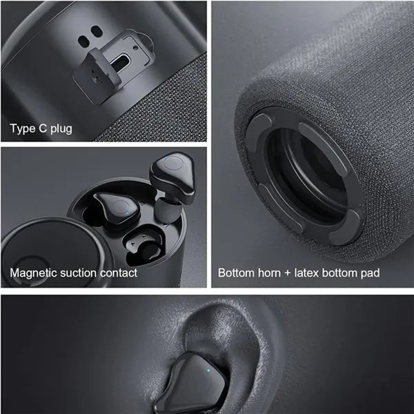 2-in-1 Noise Cancelling Stereo Wireless Headphone Speaker