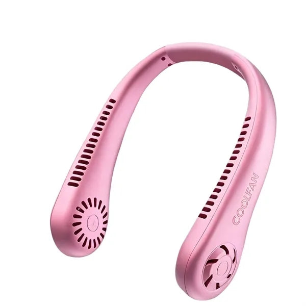 Logo Portable Neck Fan - Mini Cooling Companion