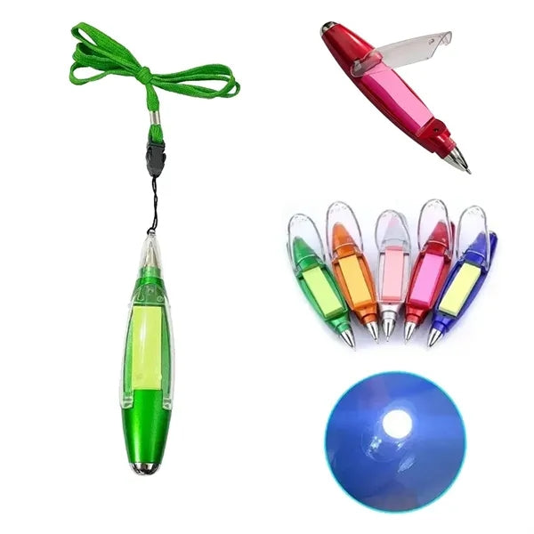Versatile Note-Taking Pen with Light
