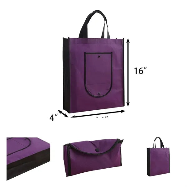 Collapsible Fabric Carry-All with Secure Fastener