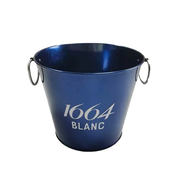 Galvanized Steel Ice Bucket with Handle for Beer
