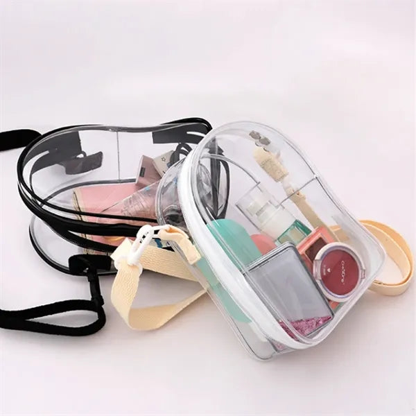 Stadium Approved Clear PVC Crossbody Shoulder Bag Pouch