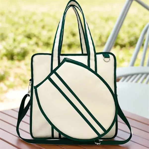 Two Racket Tennis Tote Bag with Large Compartment