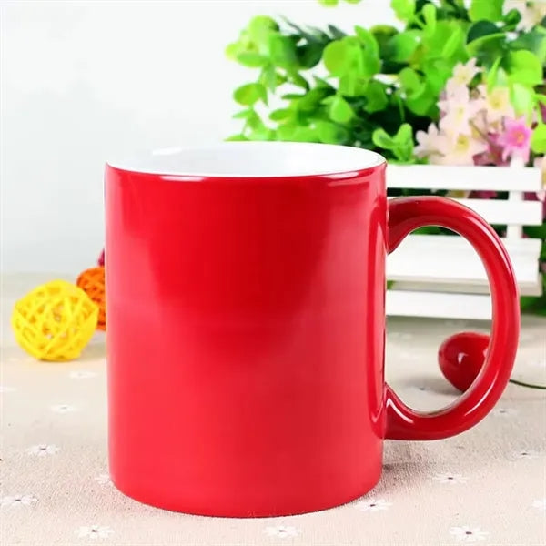 11 oz. Colorful Ceramic Mug with Custom Logo Printing