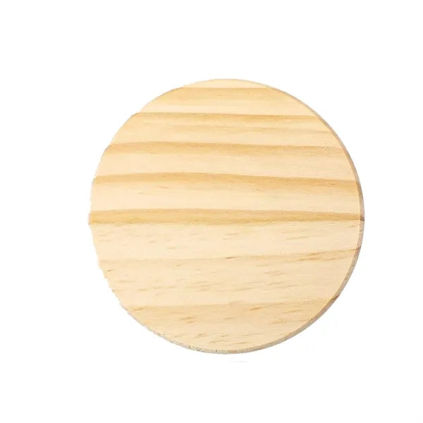 Round Wooden Coaster Heat Insulation for Home