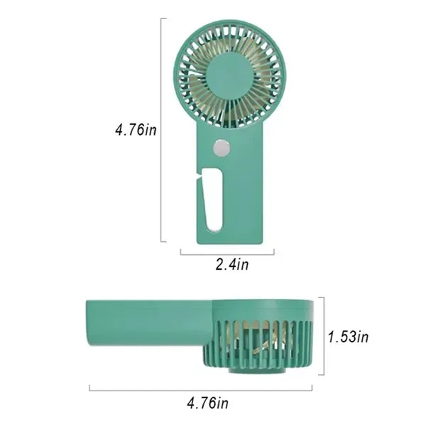 Mini USB Fans with Carabiner