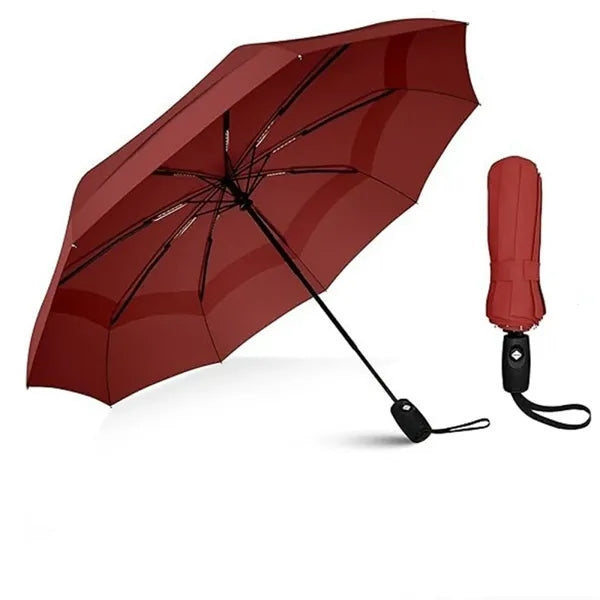 Premium Auto Folding Windproof Travel Umbrella