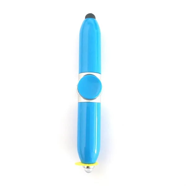 Stress-Relief Rotating Glowing ABS Touch Ballpoint Pen