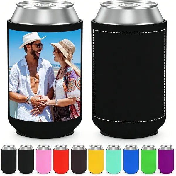 Connected Bottom Neoprene Can Cooler Sleeve