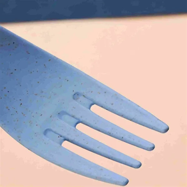 Multicolor Custom LOGO Eco Friendly Outdoor Cutlery Set