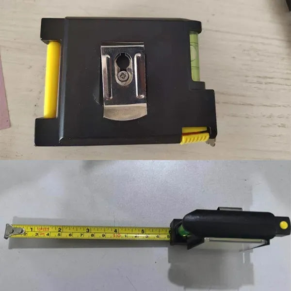 Multifunctional Tape Measure with Pen, Level, and Sticky Not