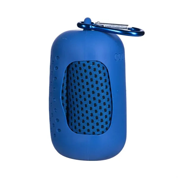 Cooling Towel with Carabiner Case