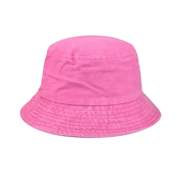 Washed Cotton Denim Bucket Hat