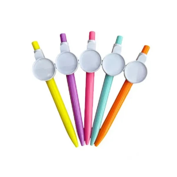 Button Badge Ballpoint Pen