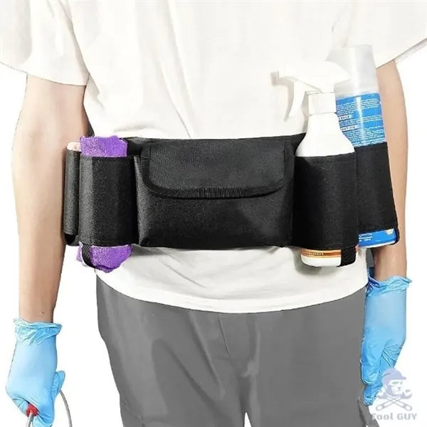 Multi Pocket Utility Cleaning Belt Organizer Carry Pouch