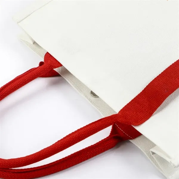 Canvas Tote Bags with Magnetic Snap