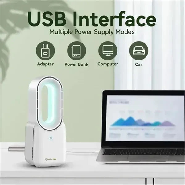 USB Charging Portable Leafless Fan