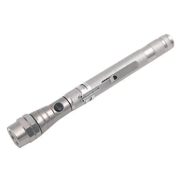 3 LED Telescopic Flexible Neck Magnetic Flashlight