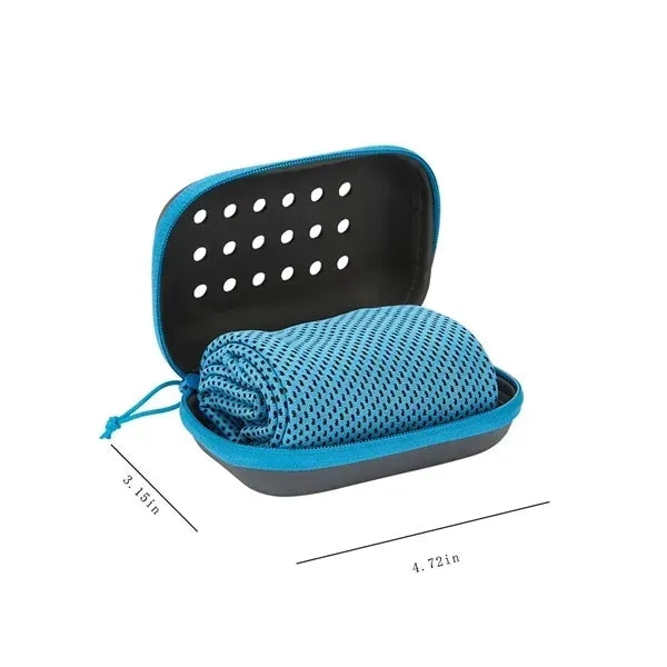 Sports Towel with Portable Storage Box