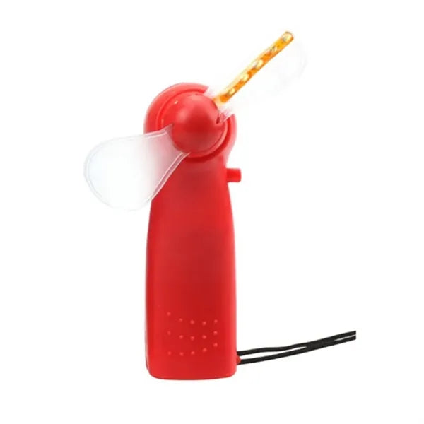 Low MOQ Battery-Powered Handheld LED Scrolling Message Fan