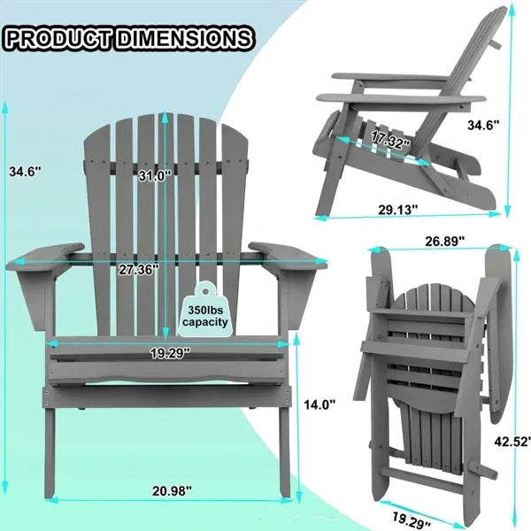 Outdoor Solid Wood Frog Chair