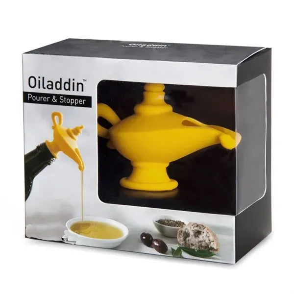Genie Lamp Silicone Oil Pourer And Beverage Stopper