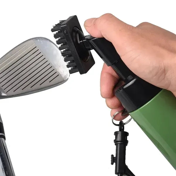 Golf Club Cleaning Brush with Built-In Water Dispenser