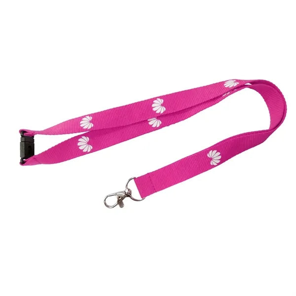 Polyester Lanyard with Break-away Buckle