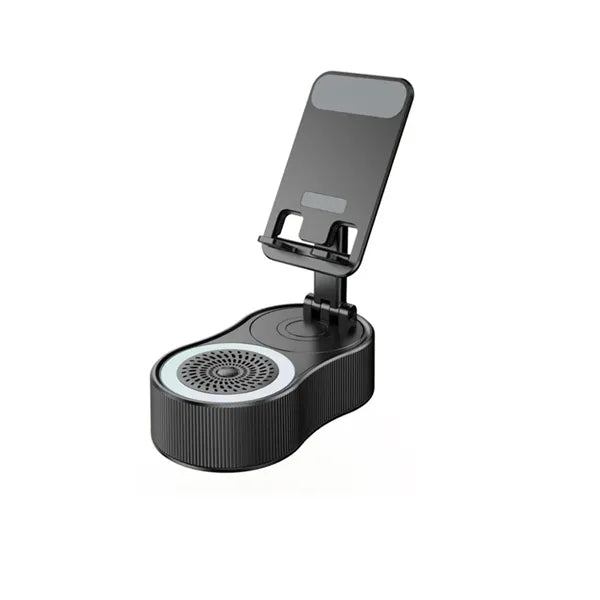 5-in-1 Bluetooth Speaker with Phone Stand and Power Bank