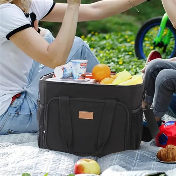 Large Capacity Insulated Cooler Bag with Adjustable Strap