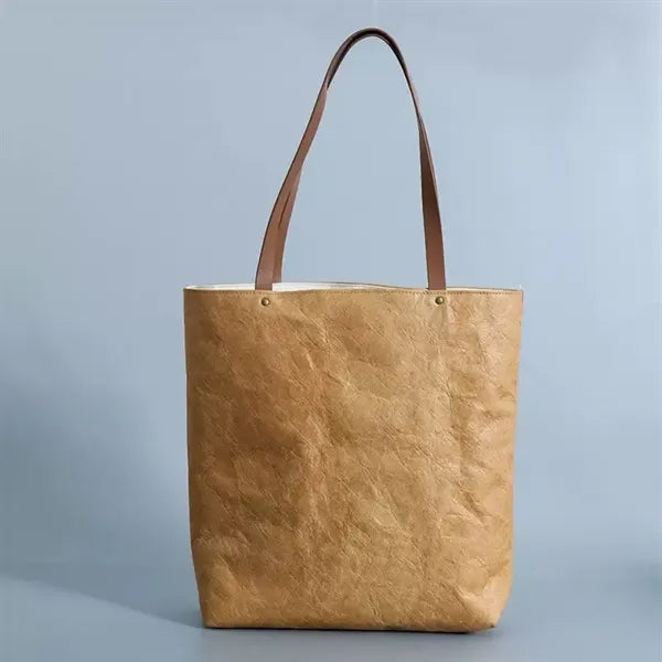 Washable Paper Bags Made Of Cowhide