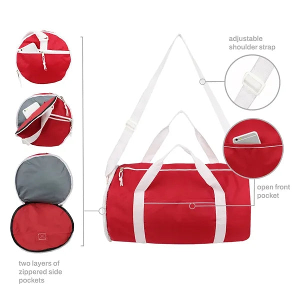 Two Tone Roll Bag