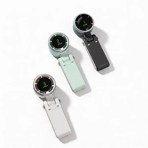 High Speed Handheld Fan USB Mini Foldable Neck Turbo