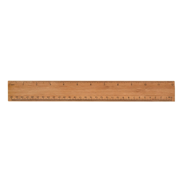 12 inch Bamboo Ruler