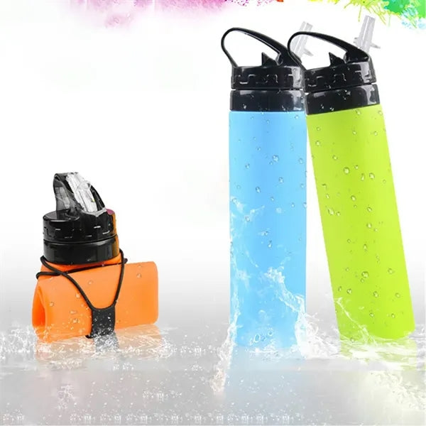 20 Oz Silicone Water Bottle